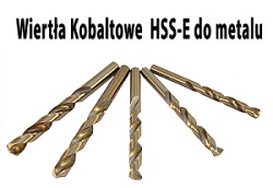 Kobaltowe wiertła do metalu